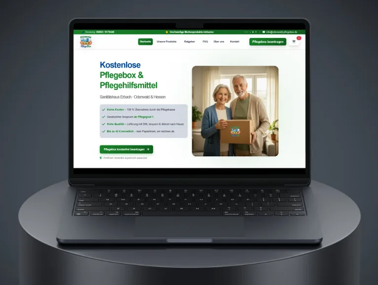 Odenwald PflegeBox Plattform